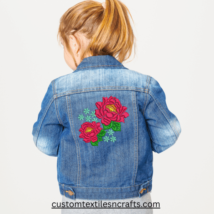 Rose and Blossom Machine Embroidery - Image 4