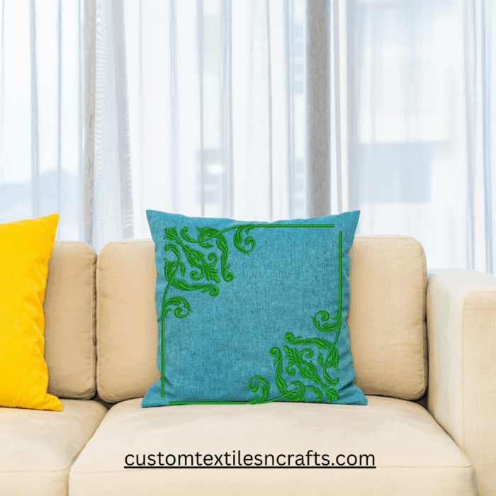 Floral Corner Border - Machine Embroidery Designs - Image 3